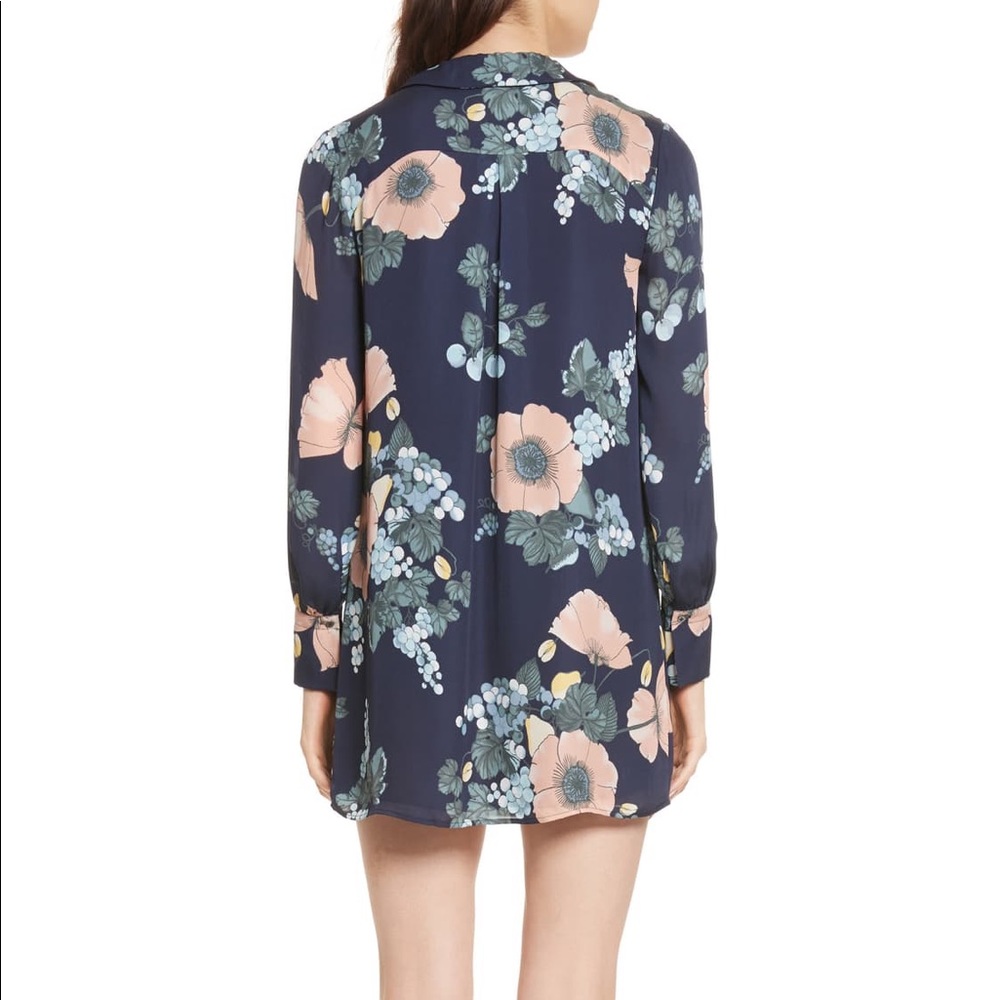 NWT Joie Amaranda Print Silk Shirtdress Size M - Picture 4 of 14